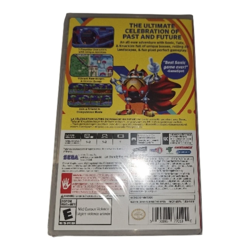 SEGA Sonic Mania for Nintendo Switch - Classic Yellow Edition